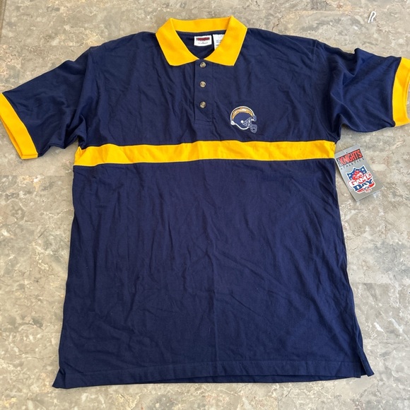 Iron Knights Other - Vintage 2000 Chargers Polo Shirt Mens L NFL Iron Knights NWT